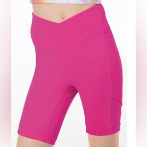 💗NWT balera Hot Pink Bike Shorts